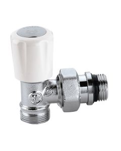 Valvola Termostatizzabile 3/4"M x 1/2"M Attacco a Squadra per Tubo in Rame Caleffi 338452